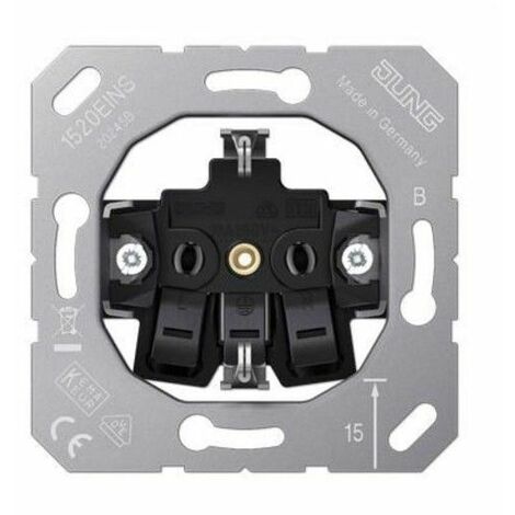 Base enchufe schuko conexión automática JUNG 1520EINS