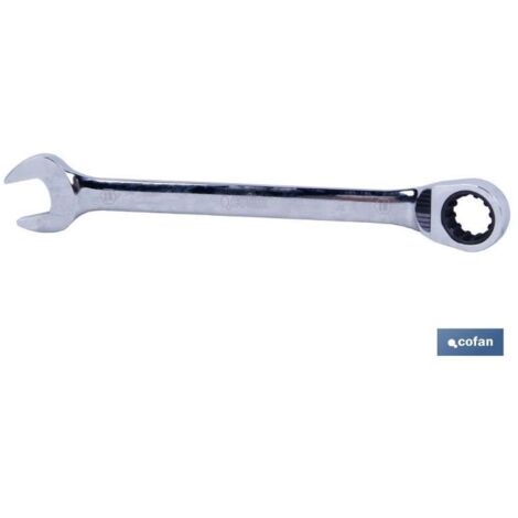 Llave Combinada Carraca Revers. 24mm