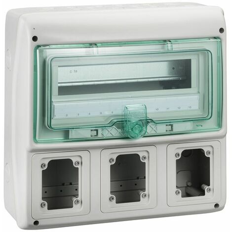 SCHNEIDER 13180  Cofre KAEDRA 12 + 1 módulo 3 abertura 90x100