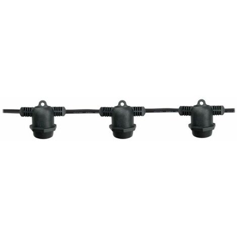 Kit guirnalda decorativa Liboi 12M 10 portalámparas IP65 (1/7)