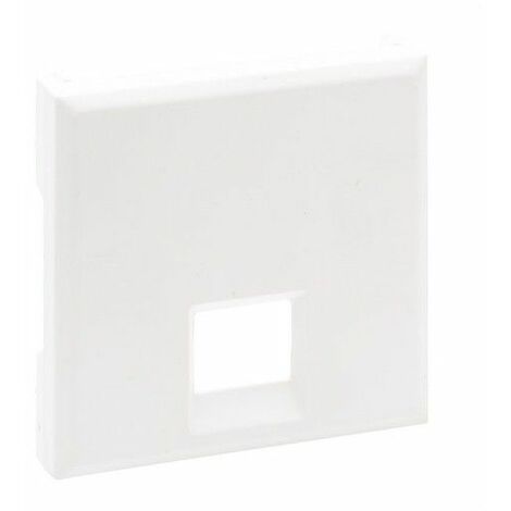 Tecla para bases telefónicas e informáticas RJ 45 blanco mate LEGRAND 864142