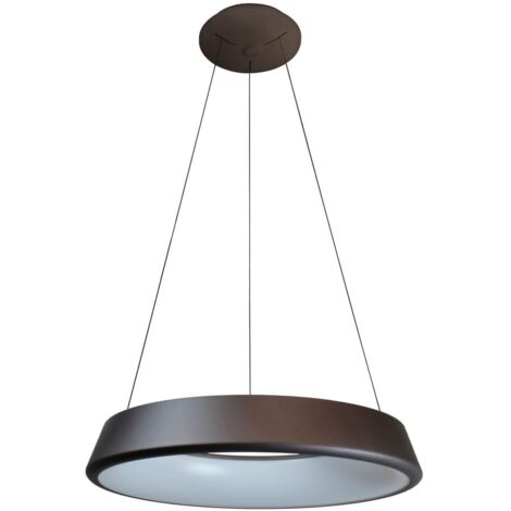 Lámpara LED de techo colgante "Lizer" (21W 3000K 1234lm) color café