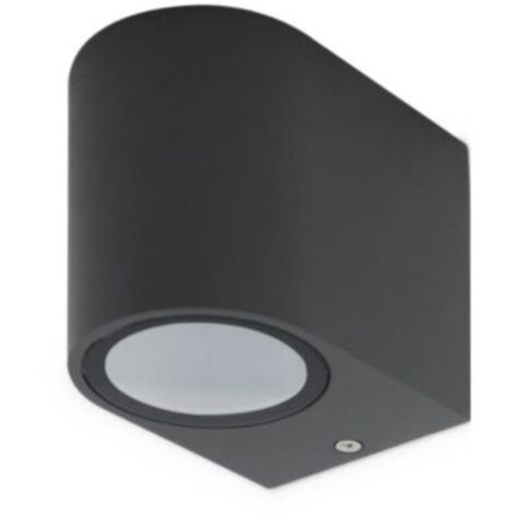 GSC 200200001  Bañador pared Intra 1 luz GU10 35W IP44 Antracita (1/2)