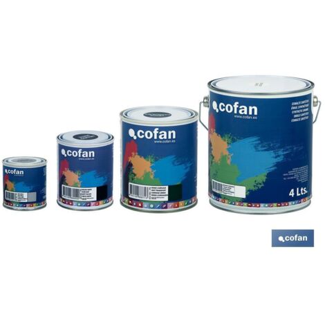 COFAN esmalte sintético (125 ml) rojo vivo , Esmalte sintético al disolvente disponible en una amplia gama de colores y tonalidades fabricado a base de resinas alquídicas. Buena es