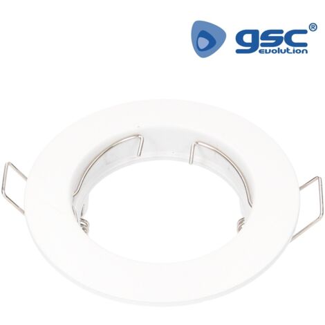 GSC 200405003 Aro fijo Fana redondo empotrable Ø77mm Blanco mate (1/5)