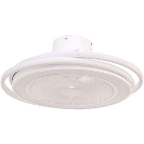 Ventilador de techo LED “Andrea” regulable con control remoto (45W 3CCT 3000lm) IP20 Ø59cm color blanco (1/5)