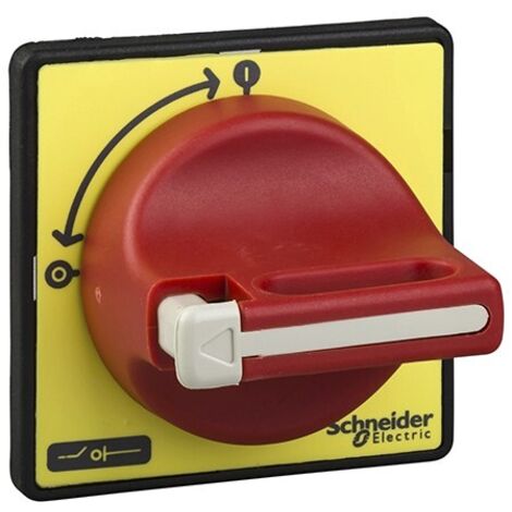 Mando giratorio frontal maneta roja-3 candados KCF1PF de Schneider