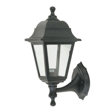 FABRILAMP Aplique Exterior de la sserie Albahaca Negro