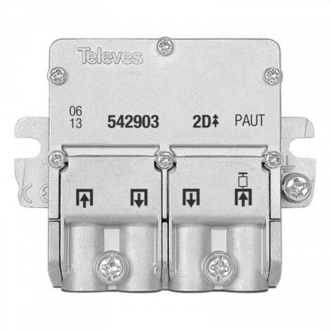 Derivatore Mini Televes 5-2400MHz EasyF 2D 12dB TA – Facile Da Installare E Durevole