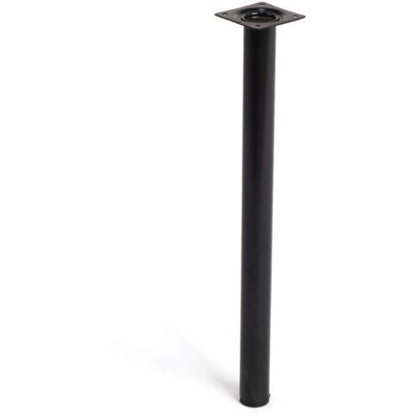 Pata cilíndrica de acero en Color Negro mod. 401g. ø3x40cm 2-401g.400.03 REI (1/3)
