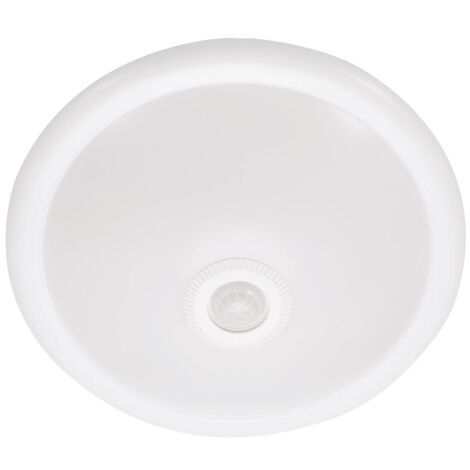 Plafón techo LED Kigoma con sensor movimiento y crepuscular 2x25W E27 (1/5)