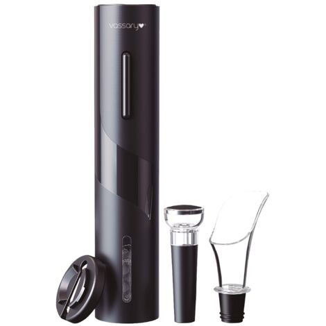 Set sacacorchos automático con tapón de vacío y servidor de vino (1/5)