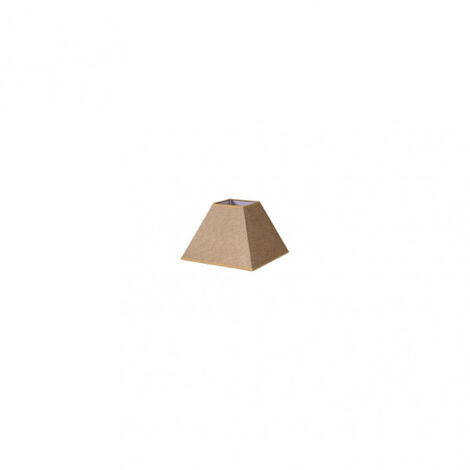 Pantalla piramide divos pinza marron 12dx7dx10h saco-yute