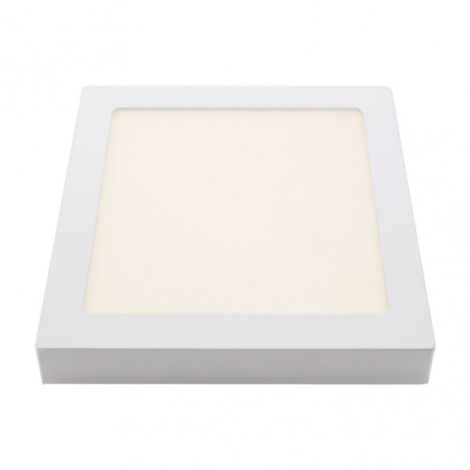 Downlight superficie toba 24w 4000k Blanco Cuadrado 2040lm 3,5x30x30 Cm (1/2)