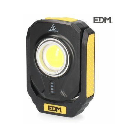 Foco portátil recargable EDM con 2 LED XL de alta potencia, 10W