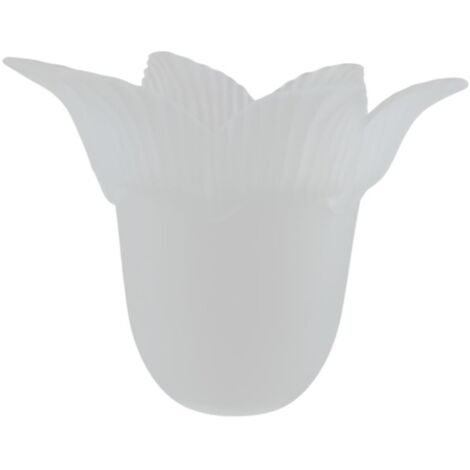 Tulipa de cristal mate NARCISUS 11x16cm con apertura de 3cm