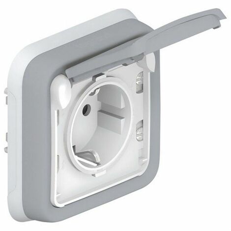 LEGRAND 069833 PLEXO  Mecanismo empotrar 2P + TT gris