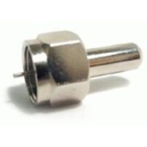 Carga adaptadora 75Ohm F con bloqueo y condensador