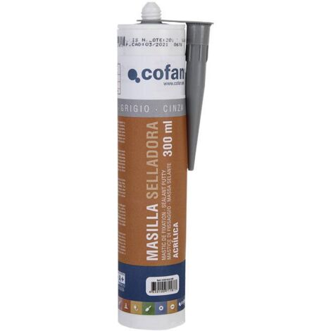Masilla Selladora Acrílica 300ml Gris
