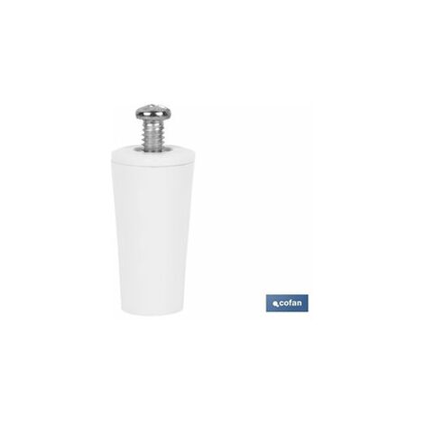 COFAN tope persiana 40 mm blanco con tornillo m-6 venta unitaria