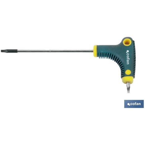 Destornilladores Mango en T Punta Torx antideslizante  T-10 hasta T-40mm COFAN                                                             T