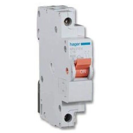 HAGER MN925V  Interruptor automático MN 1P+N 25A curva C (1/2)