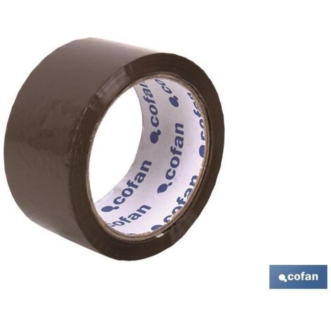 Precinto Acrilico Marrón 45 Micras 48 mm x 66 Metros