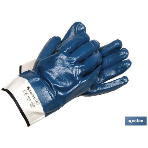 blister guante americano de nitrilo azul talla 10 venta unitaria