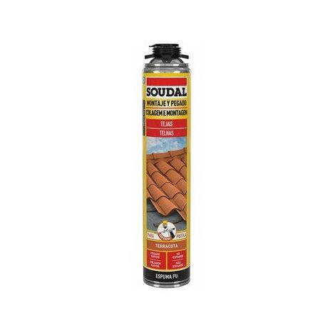 Espuma SOUDAL para Teja para Pistola Roja 750ml