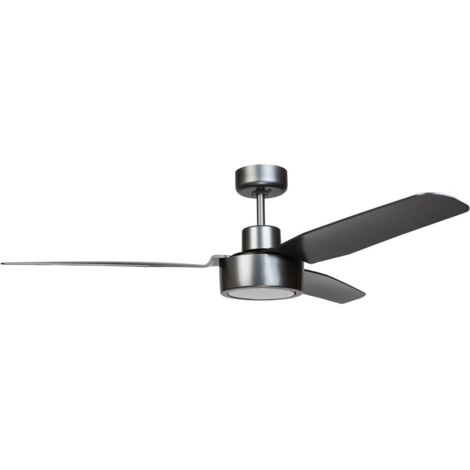 Ventilador de techo LED “Cimio” regulable con control remoto (22W 3CCT 1900lm) IP20 Ø122cm color gris (1/5)