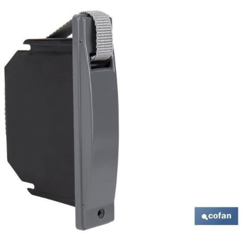 COFAN recogedor cinta persiana compacto gris 20 mm , Recogedor de persiana con cajetín compacto para empotrar. El producto incluye un embellecedor (a elegir entre diferentes colore (1/3)