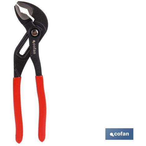 COFAN tenaza de canal autogrip 12 , Tenaza de canal con botón de auto ajuste rápido auto grip. Con varias medidas de longitud en 7, 10 y 12 pulgadas. Tenaza fabricada en acero y ma