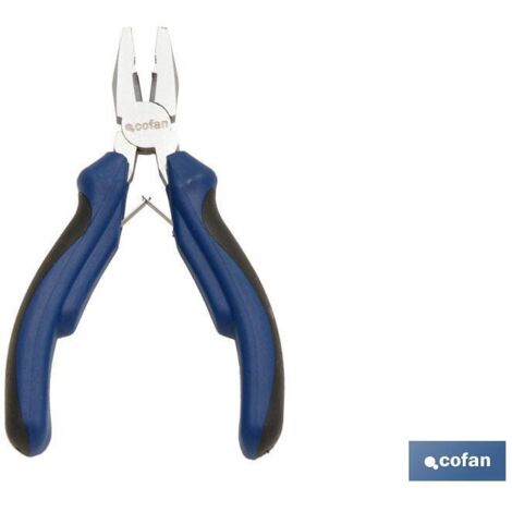 COFAN alicate mini universal 5 , Alicates mini de telefonista Están fabricados en acero al cromo vanadio con tratamiento especial resistente al calor que proporciona una mayor resi