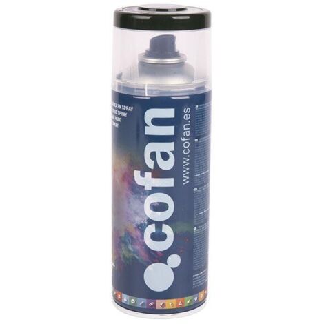 COFAN pintura acrílica 400 ml 6009 - verde abeto , Pintura de Esmalte acrílico 100% en spray. Su gama de colores van por numeración RAL, son ideales para superficies metálicas como