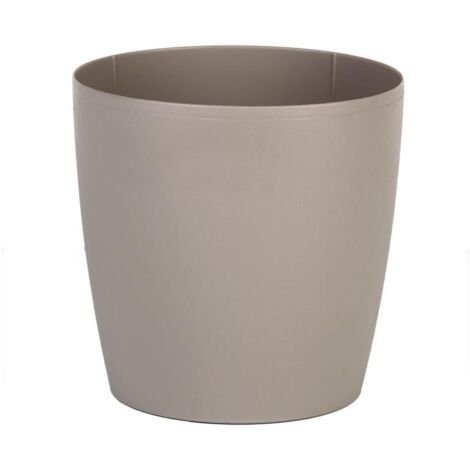 MACETA CAMELIA COLOR CREMA 14X13.8cm venta unitaria