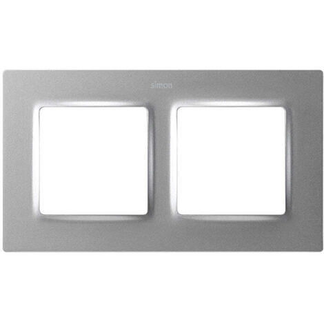 Simon 82 Concept  Marco 2 elementos aluminio SIMON 8200627-093 (1/5)