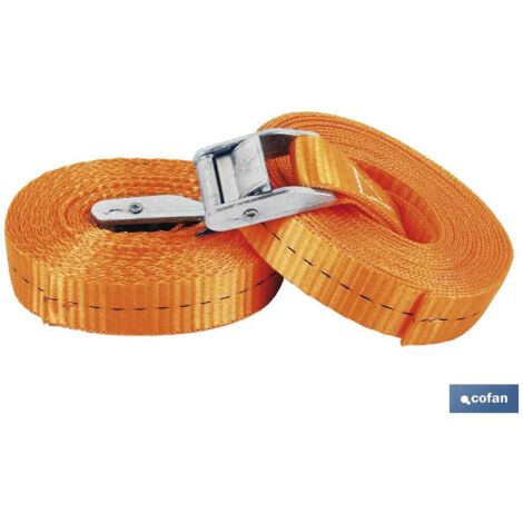COFAN blister 2 pzs tensor hebilla 500kgs - 6mts , Tensor hembrilla 2 pzas con 3, 4 y 6 metros de longitud.