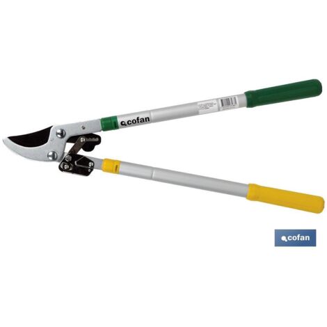 COFAN tijera poda telescopica 25 - 38 , Tijeras de poda telescópicas con sistema de corte de hasta 45 mm de diámetro. Su cuchilla de corte está revestida en carbono y PTFE. Este pr