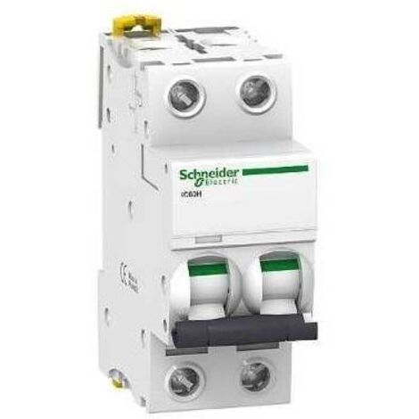 Interruptor automático magnetotérmico iC60H 2P 10A curva-C (1/2)