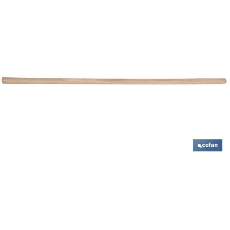 COFAN mango madera azada (m2) ø33x1000mm , Mangos de madera para azadas y azadones barnizados, ligeros y agradables al tacto. El diseño de estos mangos es ergonómico adaptado a la