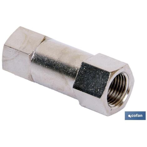 COFAN antirretorno (h - h) r-1/8 , Válvula Antirretorno para líquidos.