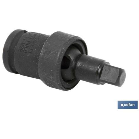 COFAN articulación universal 1/4 , Articulación de impacto cardan 1/4. Fabricadas en acero especial de Cromo-molibdeno fosfatado. Ideal para talleres mecánicos, servicios agrícolas