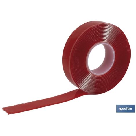 CINTA DOBLE CARA EXTRAFUERTE BRICOFAN 19 MM X 10 M