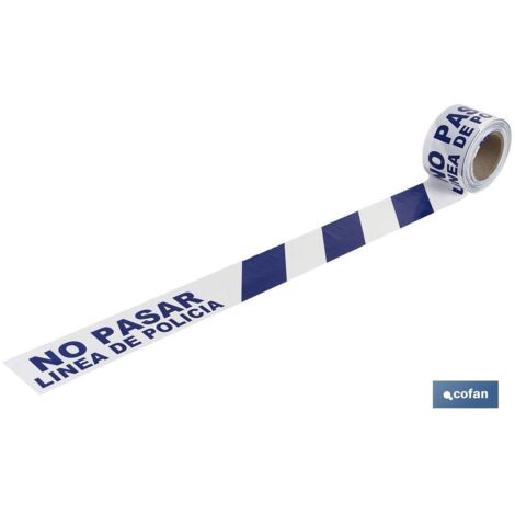 Cinta Balizamiento Linea Policia 80mmx100mts