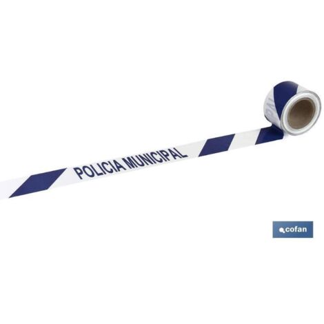 Cinta Balizamiento Policia Municipal  80mmx100mts