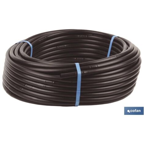 TUBO 100M RIEGO GOTEO NEGRO (Gotero a 0,50m) Ø16MM