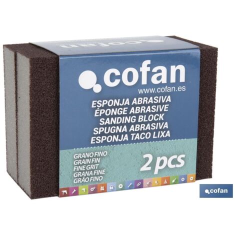 COFAN LIJA ESPONJA TACO FINO (PACK 2 U. (1/4)