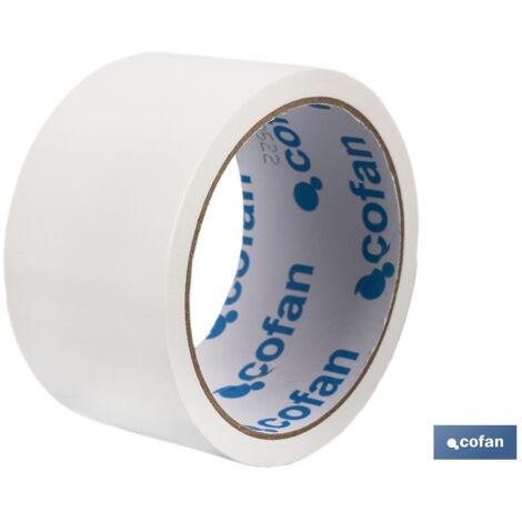 COFAN cinta americana blanca 180 micras 50 mm x 10 m , Cinta americana en color blanco con 180 micras y 50 mm de anchura.La cinta americana tiene todo tipo de usos, desde doméstico