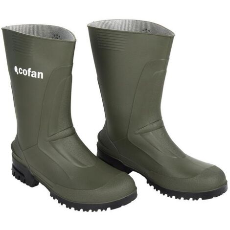 Bota Pvc Verde Media Caña Talla 39 (1/5)