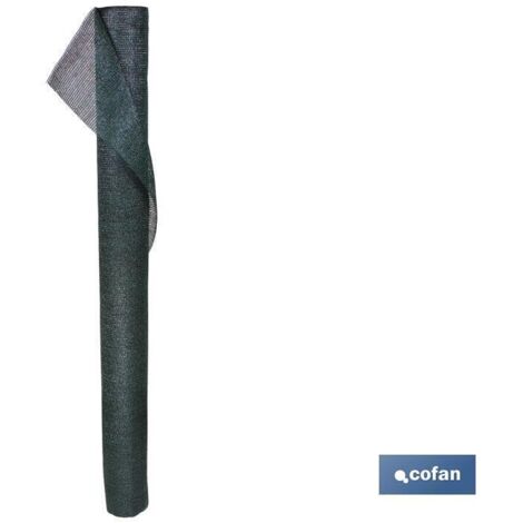 COFAN malla sombreo verde oscuro 90% / 120 grs - 1,5 x 50 mts